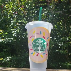 Donut Starbucks tumbler